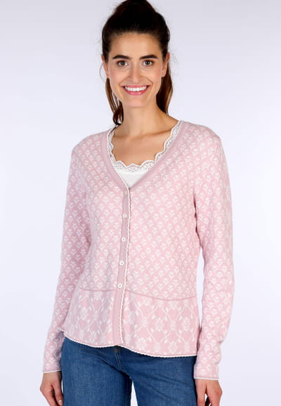 Strickjacke Lindara - rose