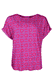 T-Shirt Vroni mandala - raspberry