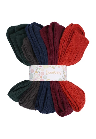 5-er Set Kniestrümpfe Siebke - multicolour