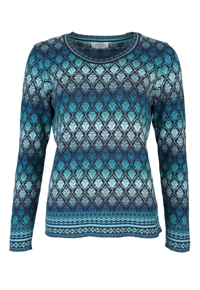Pullover Josefine rainbow - navy