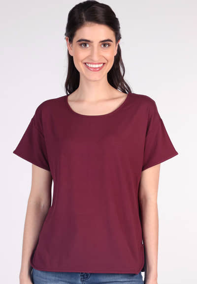 T-Shirt Betzi  - dark grape