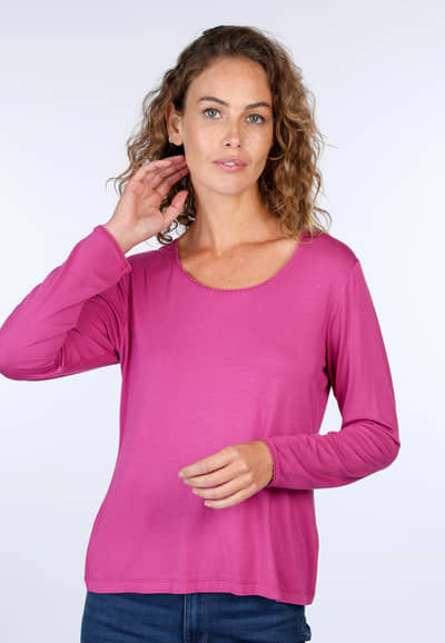 Langarmshirt Philia - raspberry