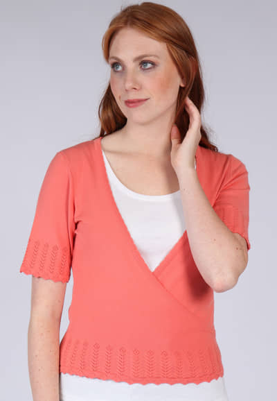 Strickjacke Suki - peach