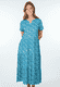 Kleid Moina summer meadow - lapis