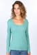 Langarmshirt Malin  - sage