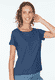 T-Shirt Zoe solid - navy