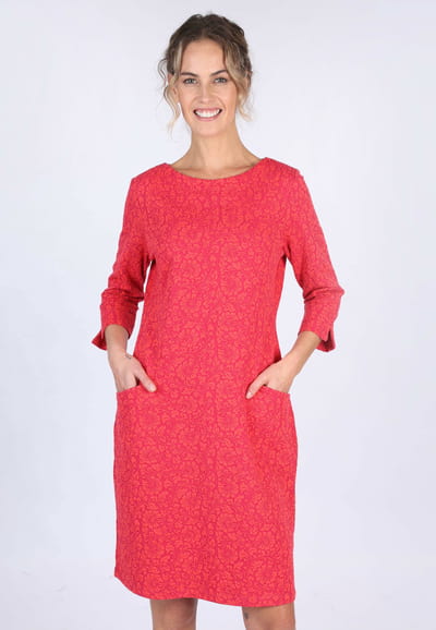 Kleid Madita  - rubin