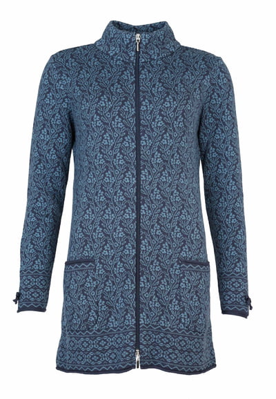 Strickjacke Irmi Flower - navy