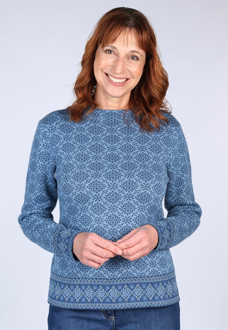Strickpullover Dorit Nordic - ink
