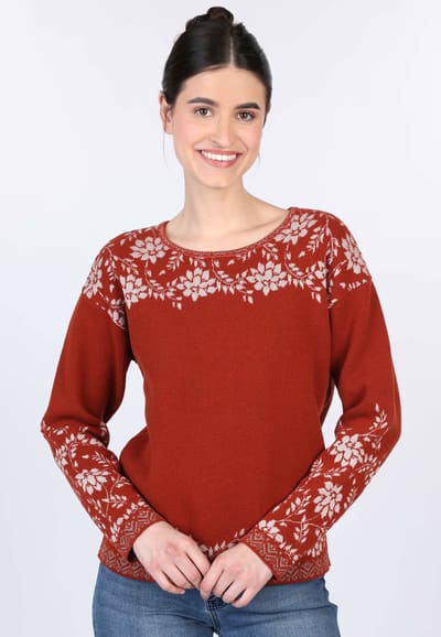 Strickpullover Flekka - spice