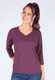 3/4-Armshirt Hellena - plum