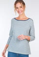 3/4-Arm-Shirt Daria - swedish blue