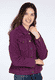 Cordjacke Nojelle  - deep purple