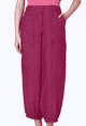 Leinenhose Beeke - raspberry