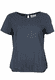 T-Shirt Linde solid - navy