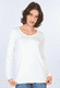 Langarmshirt Belinga - ivory