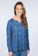 3/4-Arm-Shirt Adrijana  - indigo