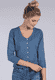 Strickjacke Liselotte - fjord