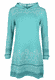 Strickkleid Helle Langli - smaragd