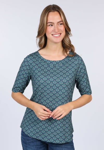 T-Shirt Nini feather  - lake