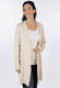 Strickjacke Tschima double  - dune