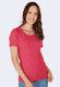 T-Shirt Sarina  - cerise