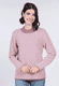 Strickpullover Minora stripe  - dusty orchid