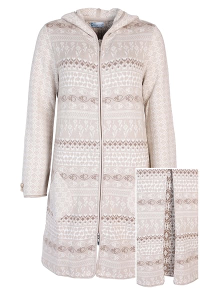 Strickmantel Britta Hygge - sand
