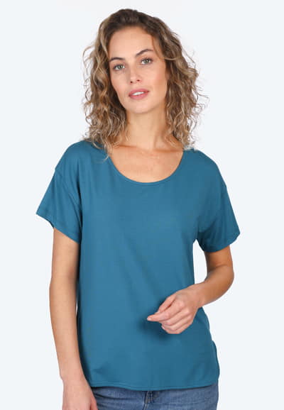 T-Shirt Betzi Solid  - lake