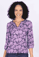 Bluse Kirata spring rose  - amethyst