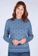 Strickpullover Dorit Nordic  - ink
