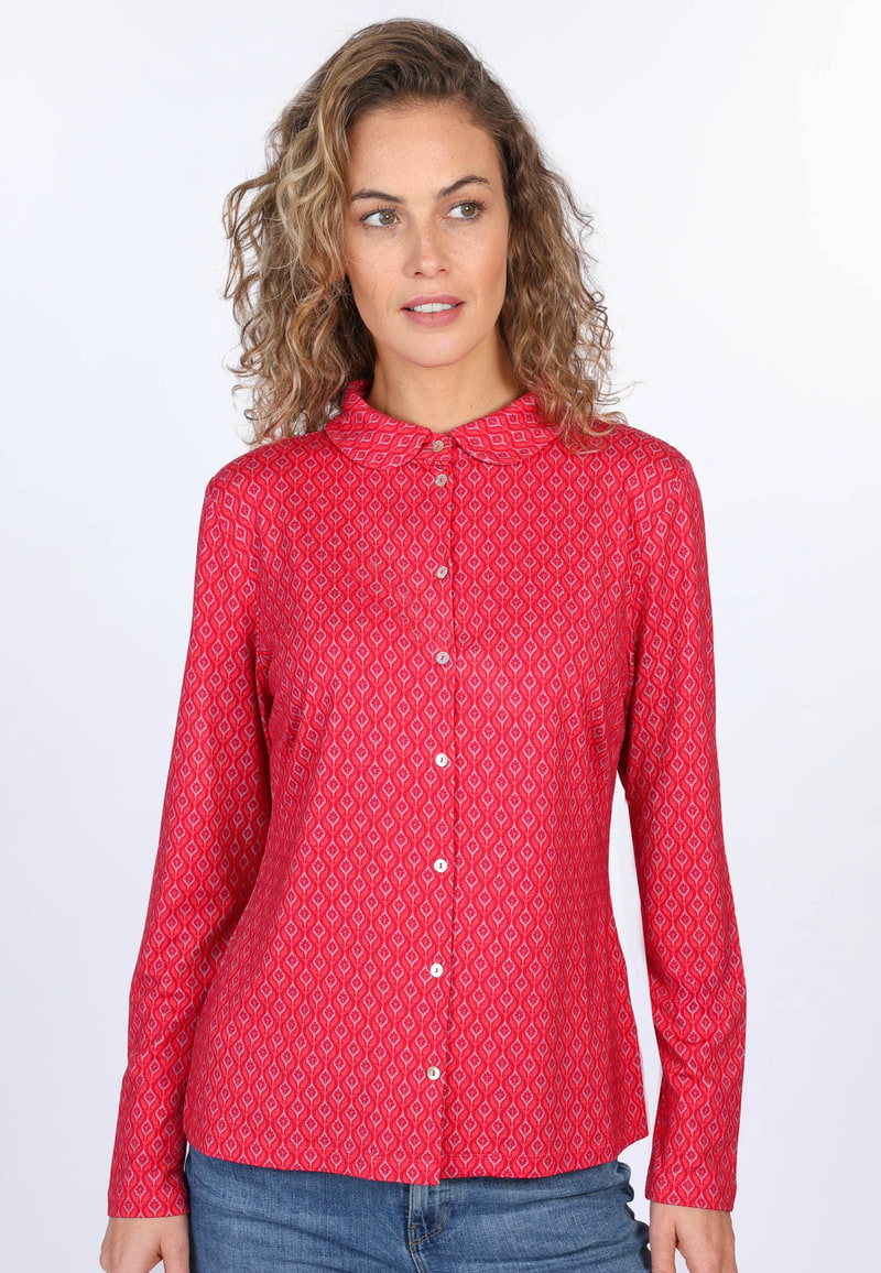 Bluse Eltje Ethno  - rubin
