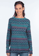 Strickpullover Sofia Circles - navy
