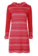 Strickkleid Helle Vejers - rubin