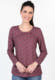 Langarmshirt Camillena  - plum