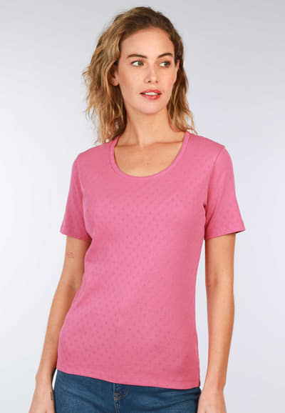 T-Shirt Maren  - red violet
