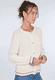 Strickjacke Nieka  - ivory