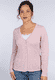 Strickjacke Lindara solid - rose