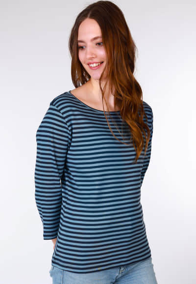 3/4-Arm-Shirt Pitta - navy