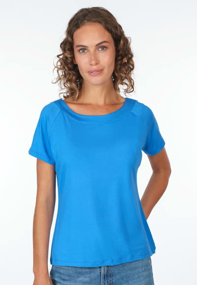 T-Shirt Zoe solid - lapis