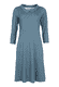 Kleid Cocolie geo flower - deep ocean