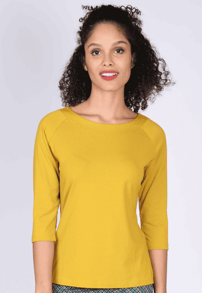 Shirt Zoa - dark yellow
