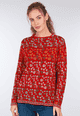 Pullover Sofia millefleurs - rubin