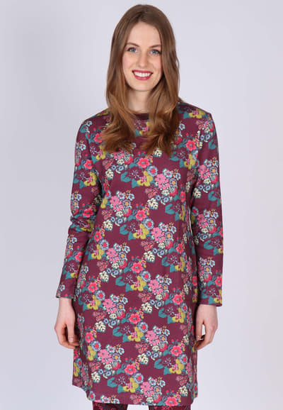 Kleid Dania - burgundy