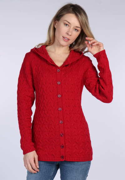 Strickjacke Elfrieda  - red