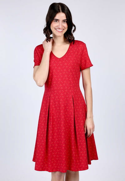 Kleid Nelly  - rubin