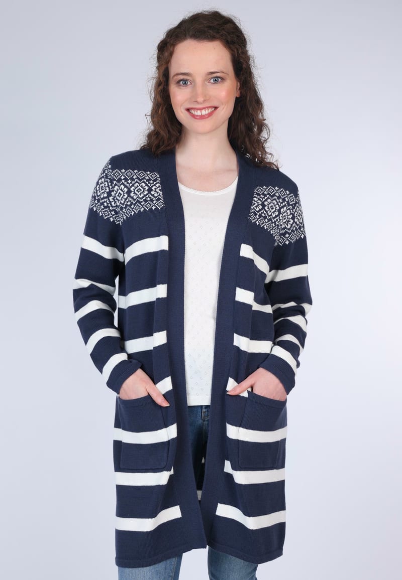 Strickmantel Jonta - navy