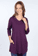 Tunika Kareena solid  - deep purple