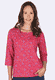 Langarmshirt Mabelina - cerise