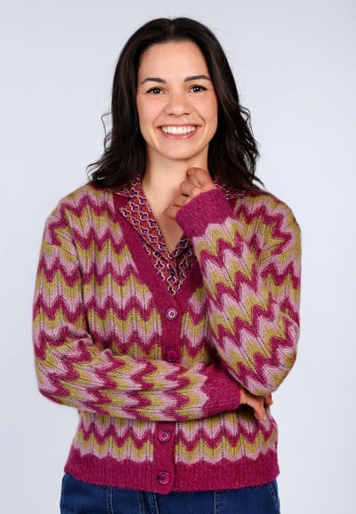 Strickjacke Toniette  - red wine